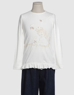 TOP WEAR Long sleeve t-shirts GIRLS on YOOX.COM