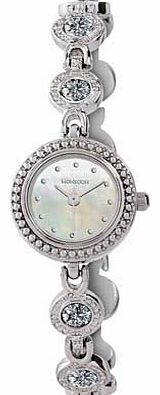 Monsoon Ladies Stone Set Watch and Bracelet Set