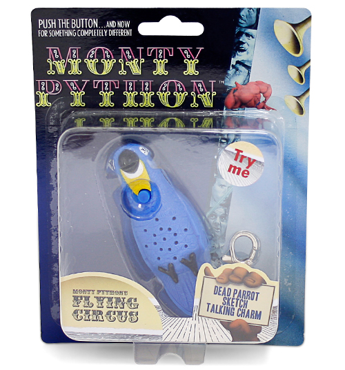 Monty Python Talking Dead Parrot Keychain