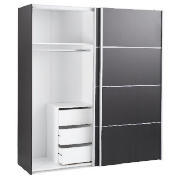 Large Sliding Wardrobe with 3 drawer