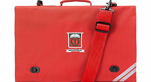 Moorfield School Unisex Book Bag, Red