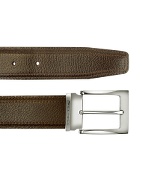 Moreschi Praga - Dark Brown Grain Calf Leather Belt