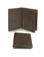 Signature Dark Brown Leather Passport Holder