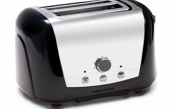 Morphy Richards 44261 Accents Black 2 Slice