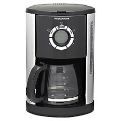 MORPHY RICHARDS Accents Jet Black Filter Coffee Maker