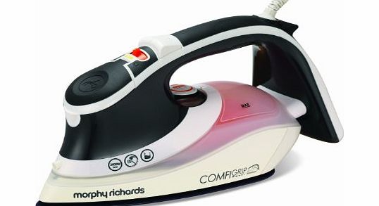 Morphy Richards ComfiGrip 301017 2400 Watt Ionic Steam Iron - Charcoal/Orange