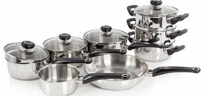 Morphy Richards Equip 8 Piece Pan Set -