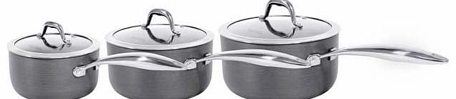 Morphy Richards Hard Anodised 3 Piece Pan Set -