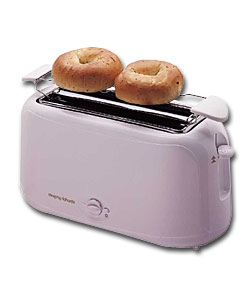 MORPHY RICHARDS White 4 Slice Toaster