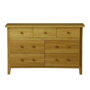 Avenue Oak Wide 4+3 Sideboard