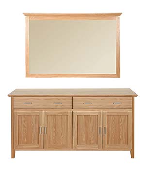 Morris Furniture Horizon 4 Door Sideboard and Mirror