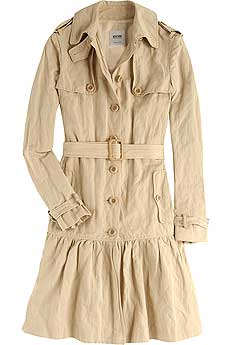 Moschino Cheap & Chic Ruffle Hem Shirtdress