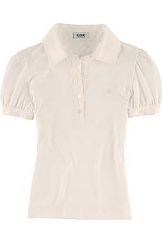 Moschino Cheap & Chic Satin Trim Polo Top