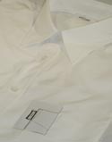 Mens White Cotton Short Sleeved Shirt