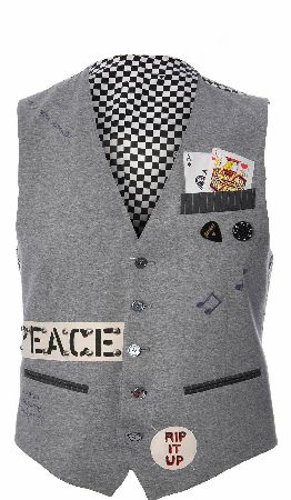 Moschino Multi Detail Waistcoat