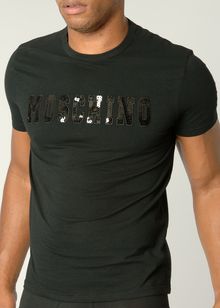 sequin logo t-shirt