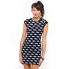 Motel Brook Cap Sleeve Bodycon Dress in Eye See