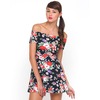 Motel Catalina Off Shoulder Dress in Gypsy Rose