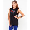 Motel Hollie Sleeveless Black Shirt with Sequin