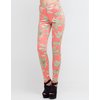 Motel Jordan Skinny Jean in Pink Palm Print