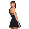 Motel Lavinia Sleeveless Cut Out Skater Dress