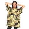 Motel Major Oversized Tee In Jungle Safari