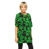 Motel Major Oversized Tee in Palm Leaf Green