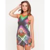 Motel New Zoe Bodycon Dress in Batik Tie Dye