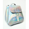 Motel Rocks Motel Rucksack in Silver Iridescent