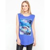 Motel Tee Shirt Tropical Nights Print Dress in