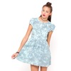 Motel Topi Tea Dress in Smoke Blue