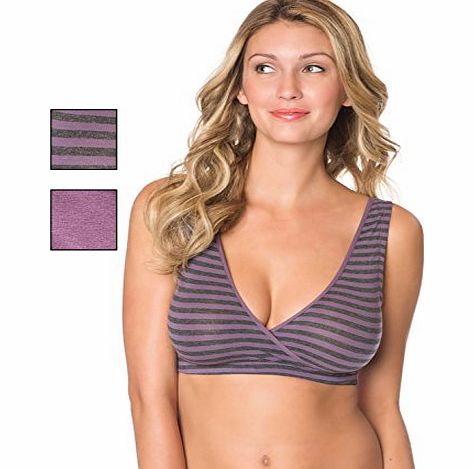 Motherhood Maternity Motherhood Wrap Nursing Sleep Bra (2 Pack)