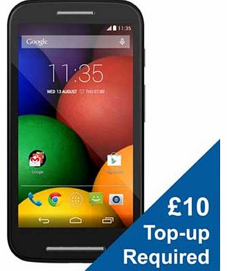 Motorola EE Motorola Moto E Mobile Phone - Black