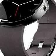 Motorola Moto360 Chrome/Grey Leather