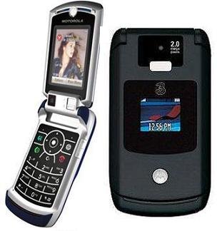 Motorola V3X UNLOCKED - BLACK