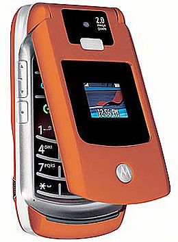 Motorola V3X UNLOCKED - PUMPKIN