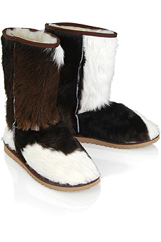 Mou Urban cow print boots