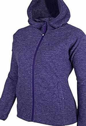 Mountain Warehouse Maple Womens Ladies Insulating Winter Walking Camping Hiking Hooded Fleece Purple 10