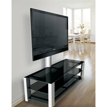 MTF2 Glass & Steel TV Stand - 32 to