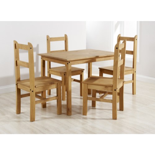 Inca Solid Pine Dining Set