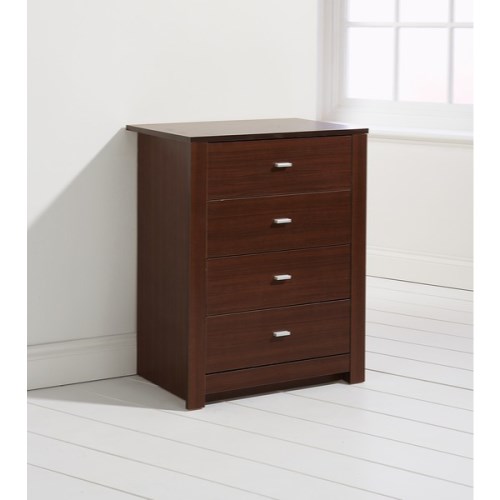 Oakdale 4 Drawer Chest in Walnut