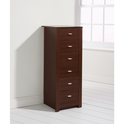 Oakdale 6 Drawer Chest in Walnut