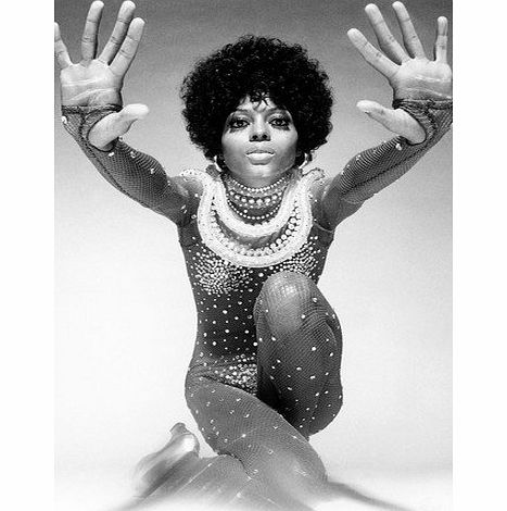 Movieland DIANA ROSS 24x36 Bamp;W PHOTO POSTER PRINT