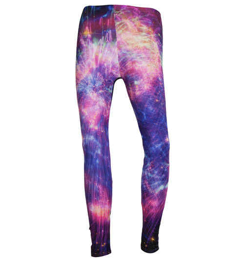 Ladies Shiny Firework And Nebula All Over Print