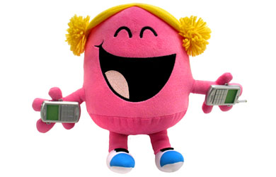 mr men Large Plush - Little Miss Chatterbox