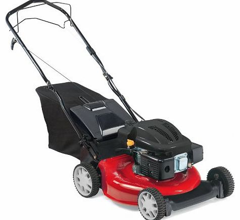 46cm Push Petrol Lawn Mower with 60L Grass Bag