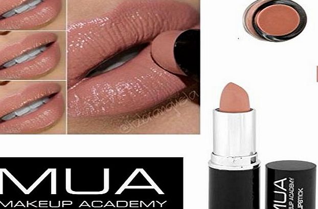 MUA MAKE UP ACADEMY LIPSTICK SHADE 14 -NUDE BARE NAKED -3.8g