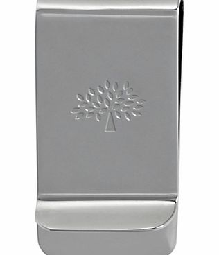 Mulberry Laser Cut Metal Money Clip, Silver