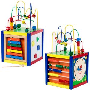 Wooden Activity Cube