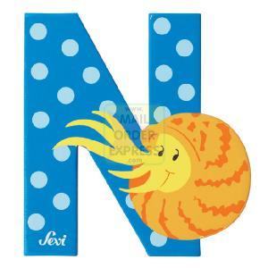 Mumbo Jumbo Toys Sevi Letter N For Nautilus